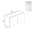 Load image into Gallery viewer, RTA - Sonoma White - 24&quot;Height Double Door Wall Cabinets - 36&quot;W x 24&quot;H x 12&quot;D