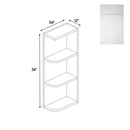 Load image into Gallery viewer, RTA - Sonoma White - Wall Open Shelf Cabinets - 6&quot;W x 36&quot;H x 12&quot;D