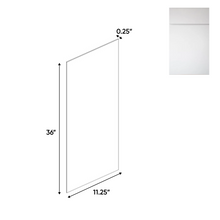 Load image into Gallery viewer, RTA - Sonoma White - Side Finished Skins - 11.25&quot;W x 36&quot;H x 0.25&quot;D
