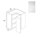 Load image into Gallery viewer, RTA - Sonoma White - Diagonal Corner Wall Cabinets - 24&quot;W x 30&quot;H x 12&quot;D - SOW-WSC2430