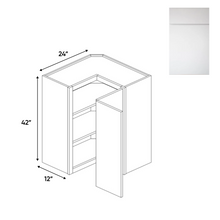 Load image into Gallery viewer, RTA - Sonoma White - Diagonal Corner Wall Cabinets - 24&quot;W x 42&quot;H x 12&quot;D - SOW-WSC2442
