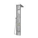 Load image into Gallery viewer, 53 in. 6-Jet Stainless Steel Shower Panel System w/ Fixed Rainfall &amp; Waterfall Shower Head, Tub Spout &amp; Handheld, Jet Massage Feature