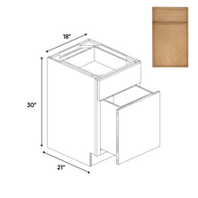 Load image into Gallery viewer, RTA - Slim Shaker Karamel - File Drawer Base Cabinets - 18&quot;W x 30&quot;H x 21&quot;D