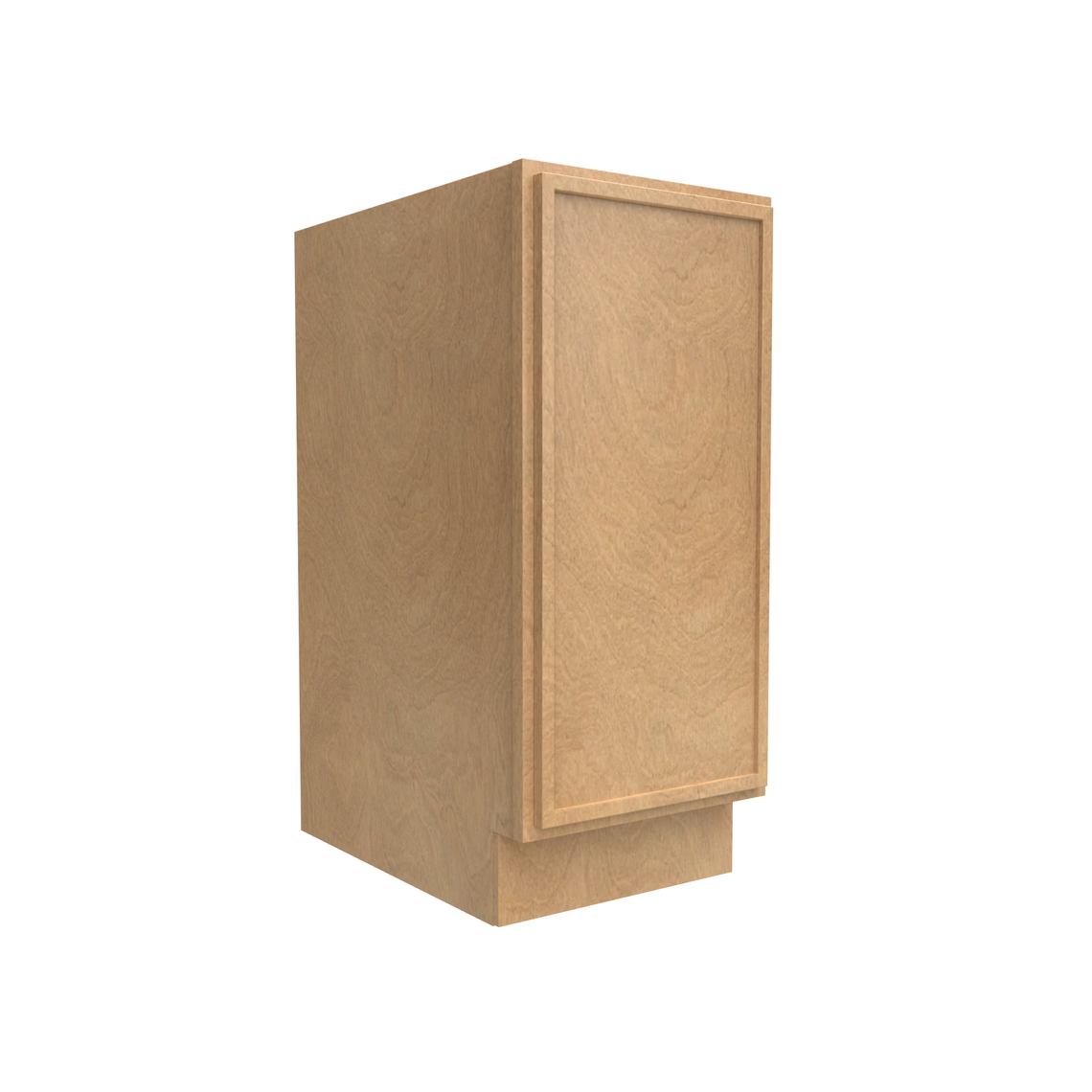 RTA - Slim Shaker Karamel - Full Height Single Door Base Cabinets - 15