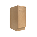 Load image into Gallery viewer, RTA - Slim Shaker Karamel - Single Door Base Cabinet - 15&quot;W x 34.5&quot;H x 24&quot;D
