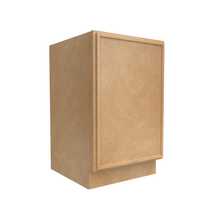 Load image into Gallery viewer, RTA - Slim Shaker Karamel - Full Height Single Door Base Cabinets - 21&quot;W x 34.5&quot;H x 24&quot;D