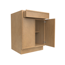 Load image into Gallery viewer, RTA - Slim Shaker Karamel - Double Door Cabinets - 24&quot;W x 34.5&quot;H x 24&quot;D
