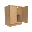 Load image into Gallery viewer, RTA - Slim Shaker Karamel - Full Height Double Door Base Cabinets - 27&quot;W x 34.5&quot;H x 24&quot;D