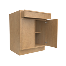 Load image into Gallery viewer, RTA - Slim Shaker Karamel - Double Door Cabinets - 27&quot;W x 34.5&quot;H x 24&quot;D