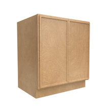 Load image into Gallery viewer, RTA - Slim Shaker Karamel - Full Height Double Door Base Cabinets - 30&quot;W x 34.5&quot;H x 24&quot;D