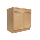 Load image into Gallery viewer, RTA - Slim Shaker Karamel - Full Height Double Door Base Cabinets - 33&quot;W x 34.5&quot;H x 24&quot;D