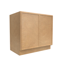 RTA - Slim Shaker Karamel - Full Height Double Door Base Cabinets - 36