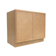 Load image into Gallery viewer, RTA - Slim Shaker Karamel - Full Height Double Door Base Cabinets - 39&quot;W x 34.5&quot;H x 24&quot;D