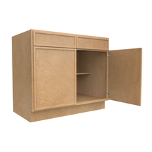 Load image into Gallery viewer, RTA - Slim Shaker Karamel - Double Door Cabinets - 39&quot;W x 34.5&quot;H x 24&quot;D