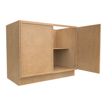 Load image into Gallery viewer, RTA - Slim Shaker Karamel - Full Height Double Door Base Cabinets - 42&quot;W x 34.5&quot;H x 24&quot;D
