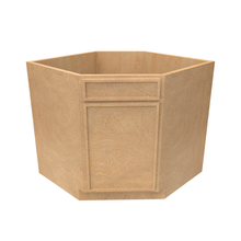Load image into Gallery viewer, RTA - Slim Shaker Karamel - Diagnonal Corner Sink Base Cabinets - 36&quot;W x 34.5&quot;H x 36&quot;D
