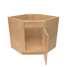 Load image into Gallery viewer, RTA - Slim Shaker Karamel - Diagnonal Corner Sink Base Cabinets - 36&quot;W x 34.5&quot;H x 36&quot;D