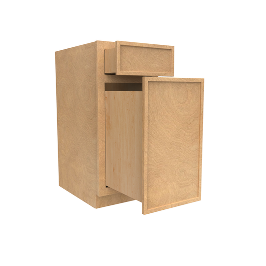 RTA - Slim Shaker Karamel - File Drawer Base Cabinets - 18"W x 30"H x 21"D