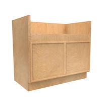 Load image into Gallery viewer, RTA - Slim Shaker Karamel - Farm Sink Base Cabinets - 39&quot;W x 34.5&quot;H x 24&quot;D