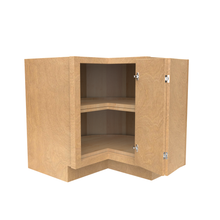 Load image into Gallery viewer, RTA - Slim Shaker Karamel Lazy Susan Cabinet (Specify Door Hinges on Left or Right Side) 33&quot;W x 34.5&quot;H x 24&quot;D