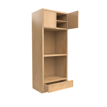 Load image into Gallery viewer, RTA - Slim Shaker Karamel - Double Oven Cabinets - 33&quot;W x 84&quot;H x 24&quot;D