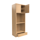 Load image into Gallery viewer, RTA - Slim Shaker Karamel - Double Oven Cabinets - 33&quot;W x 90&quot;H x 24&quot;D