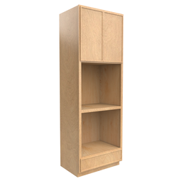 RTA - Slim Shaker Karamel - Double Oven Cabinets - 33