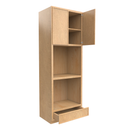 Load image into Gallery viewer, RTA - Slim Shaker Karamel - Double Oven Cabinets - 33&quot;W x 96&quot;H x 24&quot;D