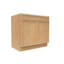 Load image into Gallery viewer, RTA - Slim Shaker Karamel - Sink Base Cabinets - 36&quot;W x 34.5&quot;H x 24&quot;D