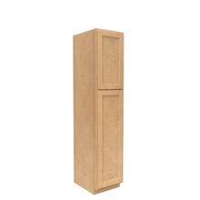 Load image into Gallery viewer, RTA - Slim Shaker Karamel - Single Door Pantry Cabinets - 18&quot;W x 84&quot;H x 24&quot;D