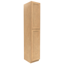 Load image into Gallery viewer, RTA - Slim Shaker Karamel - Single Door Pantry Cabinets - 18&quot;W x 96&quot;H x 24&quot;D