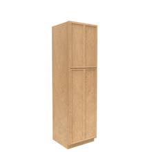 Load image into Gallery viewer, RTA - Slim Shaker Karamel - Double Door Pantry Cabinets - 24&quot;W x 84&quot;H x 24&quot;D