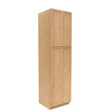 Load image into Gallery viewer, RTA - Slim Shaker Karamel - Double Door Pantry Cabinets - 24&quot;W x 90&quot;H x 24&quot;D