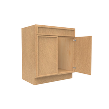 Load image into Gallery viewer, RTA - Slim Shaker Karamel - Vanity Sink Base Cabinets - 30&quot;W x 34.5&quot;H x 21&quot;D