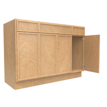 Load image into Gallery viewer, RTA - Slim Shaker Karamel - Vanity Consoles - 48&quot;W x 34.5&quot;H x 21&quot;D