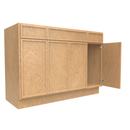 Load image into Gallery viewer, RTA - Slim Shaker Karamel - Vanity Consoles - 48&quot;W x 34.5&quot;H x 21&quot;D