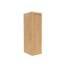 Load image into Gallery viewer, RTA - Slim Shaker Karamel - 30&quot;Height Single Door Wall Cabinets - 9&quot;W x 30&quot;H x 12&quot;D