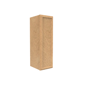 RTA - Slim Shaker Karamel - 30"Height Single Door Wall Cabinets - 9"W x 30"H x 12"D