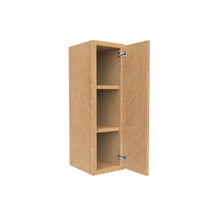 Load image into Gallery viewer, RTA - Slim Shaker Karamel - 30&quot;Height Single Door Wall Cabinets - 9&quot;W x 30&quot;H x 12&quot;D