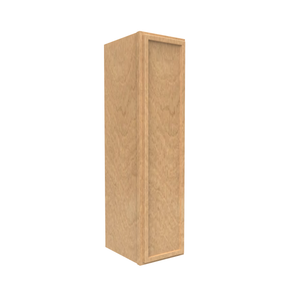 RTA - Slim Shaker Karamel - 36"Height Single Door Wall Cabinets - 9"W x 36"H x 12"D