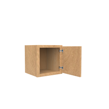 Load image into Gallery viewer, RTA - Slim Shaker Karamel - Single Door Wall Cabinets - 12&quot;W x 12&quot;H x 12&quot;D