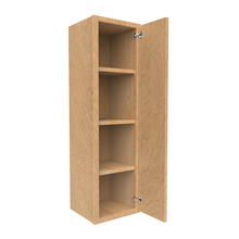 Load image into Gallery viewer, RTA - Slim Shaker Karamel - 42&quot;Height Single Door Wall Cabinets - 12&quot;W x 42&quot;H x 12&quot;D