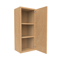 Load image into Gallery viewer, RTA - Slim Shaker Karamel - 36&quot;Height Single Door Wall Cabinets - 15&quot;W x 36&quot;H x 12&quot;D