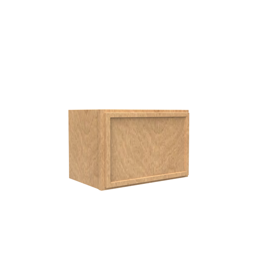 RTA - Slim Shaker Karamel - Single Door Wall Cabinets - 18"W x 12"H x 12"D