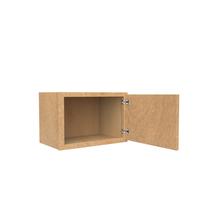 Load image into Gallery viewer, RTA - Slim Shaker Karamel - Single Door Wall Cabinets - 18&quot;W x 12&quot;H x 12&quot;D