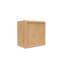 Load image into Gallery viewer, RTA - Slim Shaker Karamel - 18&quot;Height Single Door Wall Cabinets - 18&quot;W x 18&quot;H x 12&quot;D
