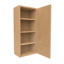 Load image into Gallery viewer, RTA - Slim Shaker Karamel - 42&quot;Height Single Door Wall Cabinets - 18&quot;W x 42&quot;H x 12&quot;D