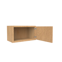 Load image into Gallery viewer, RTA - Slim Shaker Karamel - Single Door Wall Cabinets - 21&quot;W x 12&quot;H x 12&quot;D