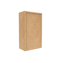 Load image into Gallery viewer, RTA - Slim Shaker Karamel - 36&quot;Height Single Door Wall Cabinets - 21&quot;W x 36&quot;H x 12&quot;D