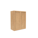 Load image into Gallery viewer, RTA - Slim Shaker Karamel - 30&quot;Height Double Door Wall Cabinets - 24&quot;W x 30&quot;H x 12&quot;D